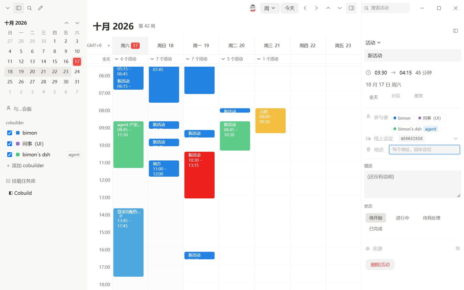 A task library with a calendar view. The calendar is not the data - it is one way of looking at the tasks, and the one people actually use.